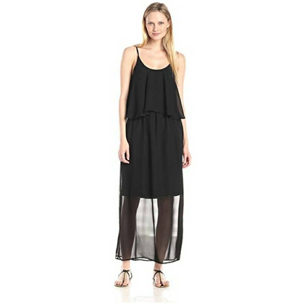NY Collection sleeveless maxi dress with pockets